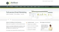 Desktop Screenshot of mailboost.nl