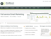 Tablet Screenshot of mailboost.nl